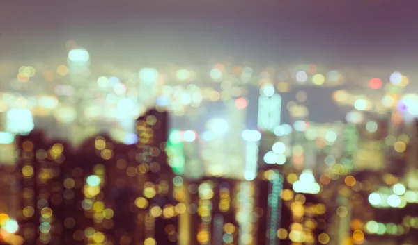 Blurred city