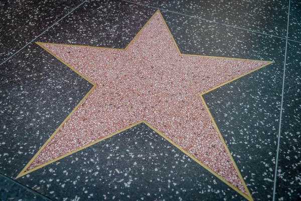 Empty star in Hollywood