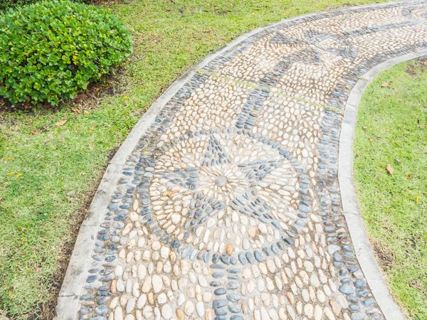 Stone path with star shape