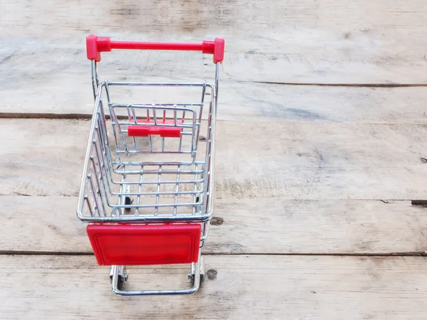 Red shopping cart