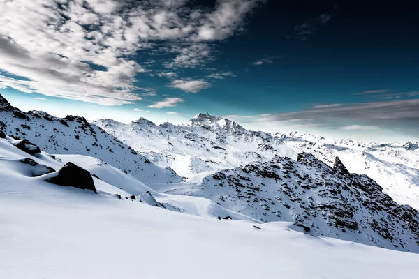 Alps, France, ski resort of Val Thorens