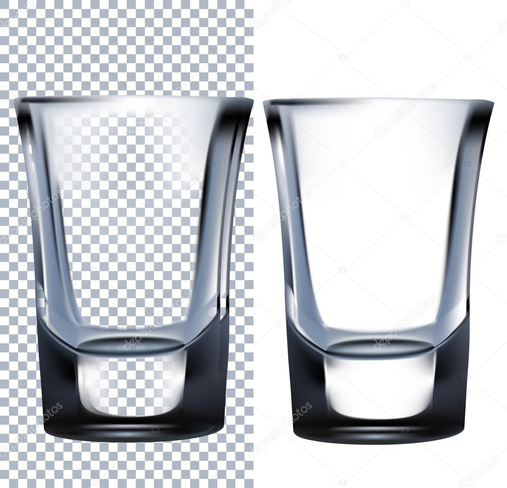 Shot glass. Isolated On White Background Shot glass. Isolated On White Background