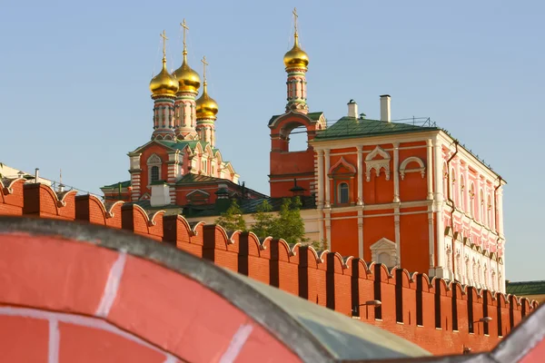 Russia, Moscow, May 2, 2011 - the walls of the Kremlin and cathe