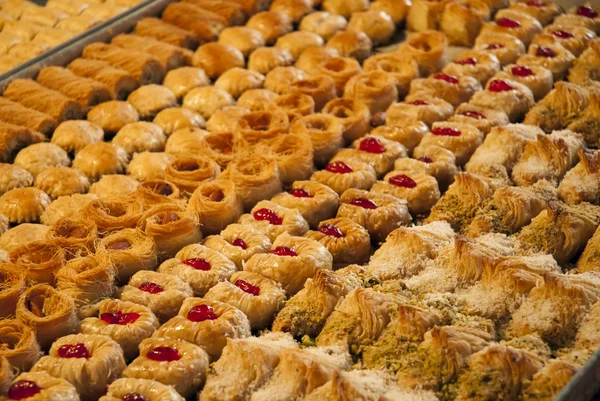 Turkish sweets on market