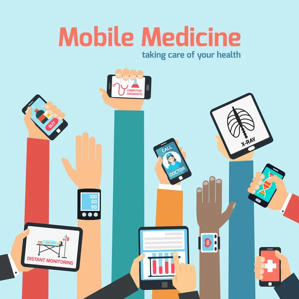 Mobile health concept