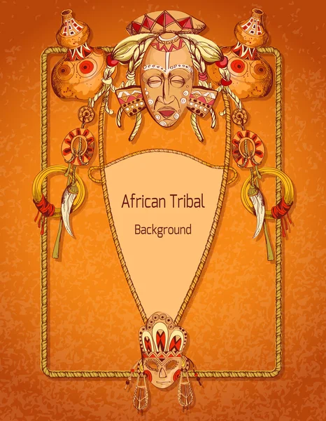 African colored background