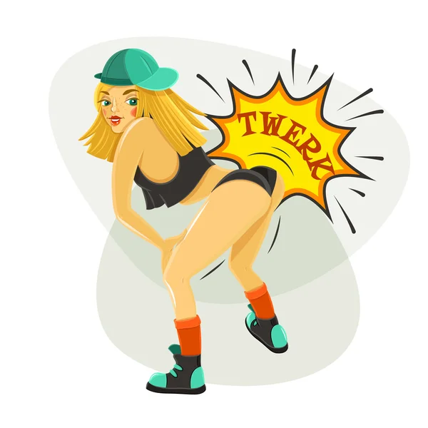 Twerk Dancer Sexy Girl flat icon