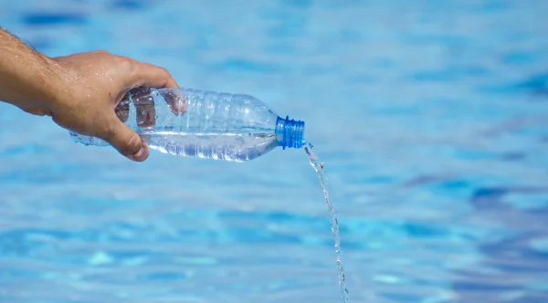 Water bottle splash