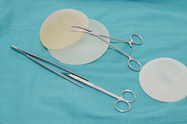 Silicone breast implants