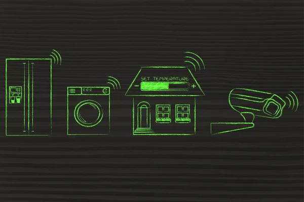 Concept of home automation and internet of things