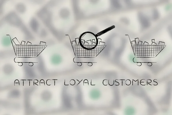 Concept of attract loyal customers