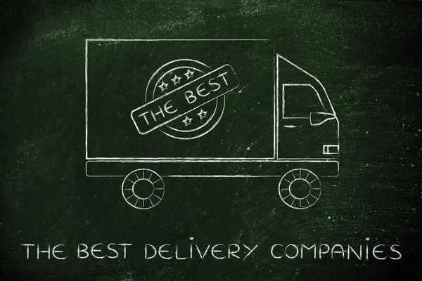 Concept of The best delivery companies