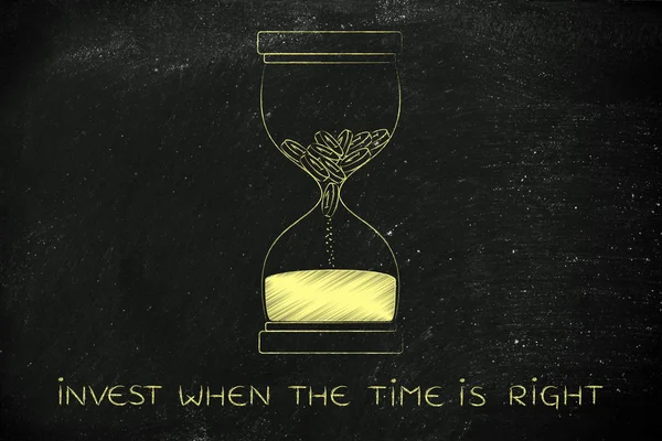 Concept of invest when the time is right