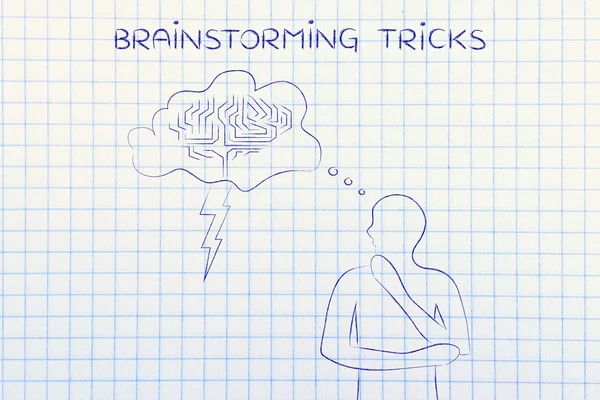 Concept of brainstorming tricks