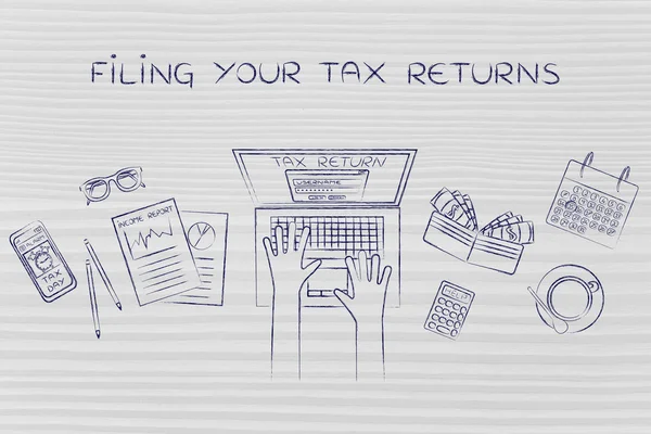 Concept of filing your tax returns