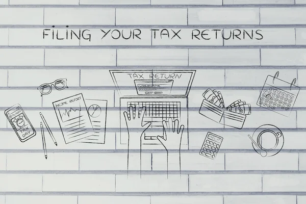 Concept of filing your tax returns