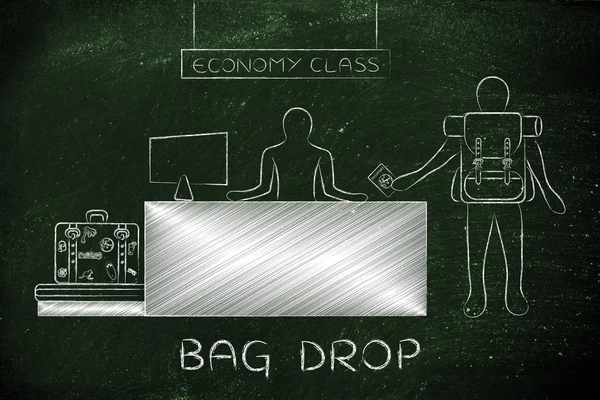 Concept of bag drop