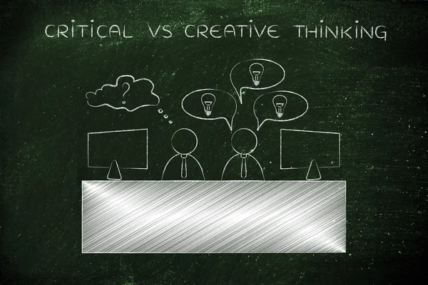 Concept of critical vs creative thinking