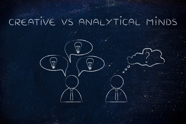Concept of creative vs analytical minds