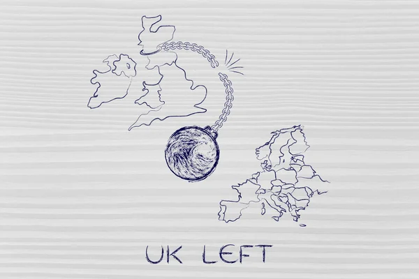 UK left, broken ball & chain (leavers\' point of view)