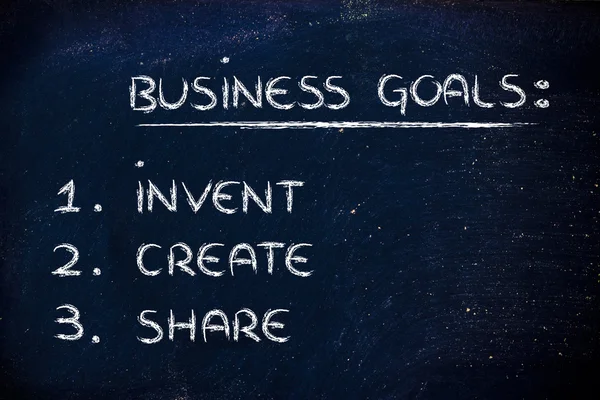 Business goals: planning success