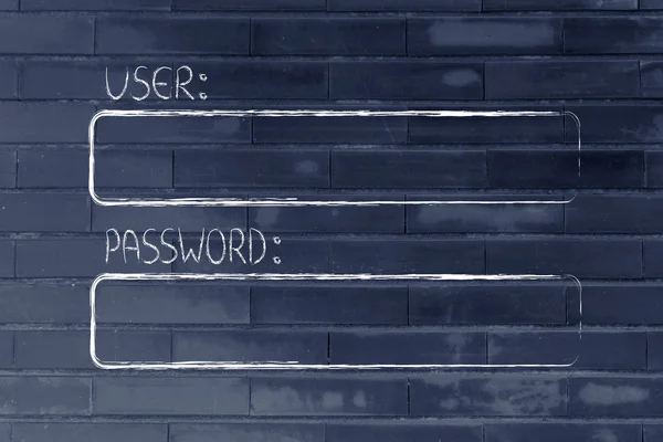 User and password empty fields