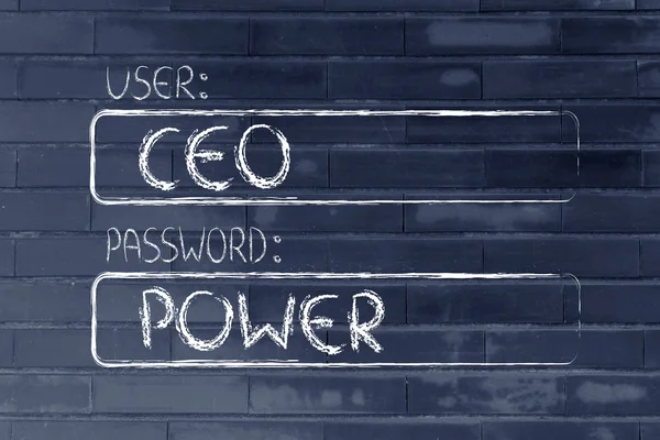 User CEO, password Power