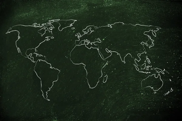 World map design: go global