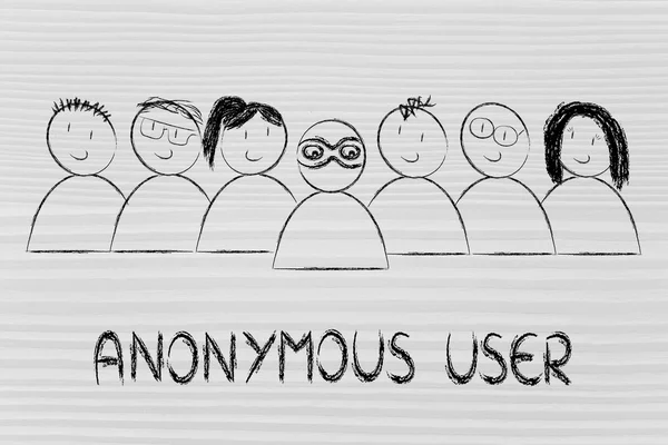 Identity protection on the web and anonymous users
