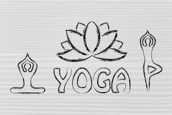 Yoga inspired illustration