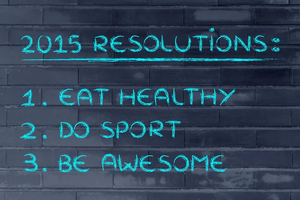 New year\'s fitness resolutions