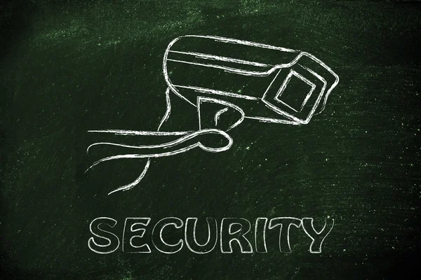 Cctv security camera illustration