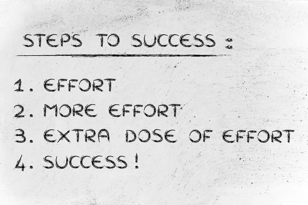 Steps to success illustration