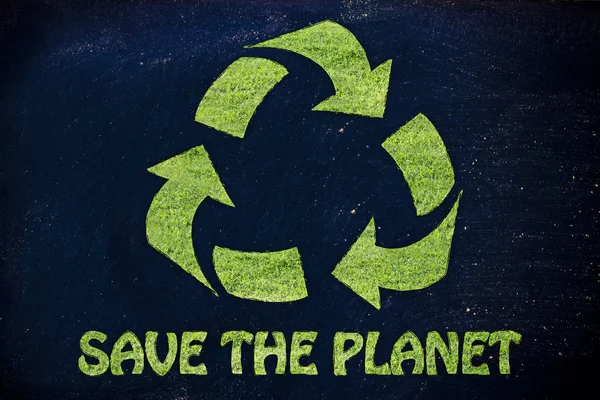 Save the planet illustration