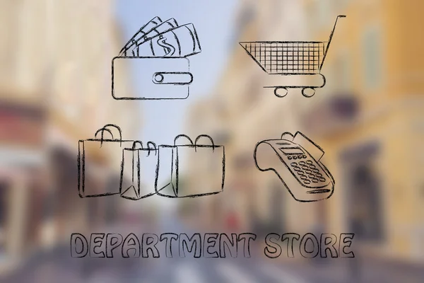 Department store illustration