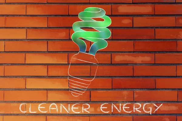 Cleaner energy illustration