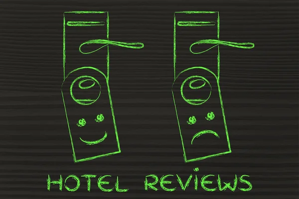 Hotel reviews illustration