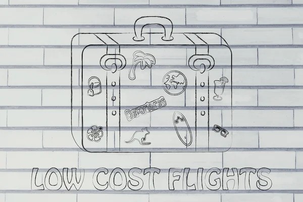 Low cost flights illustration