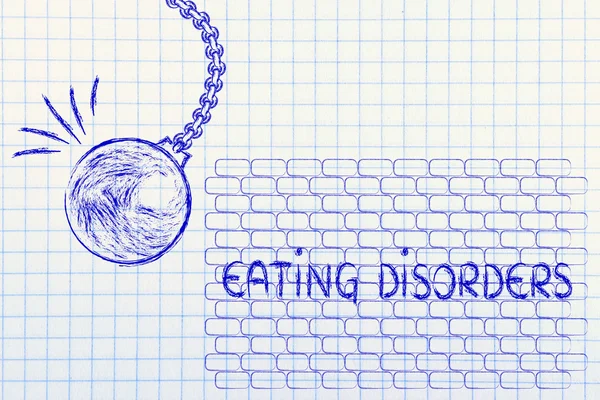 Wrecking ball against eating disorders tex