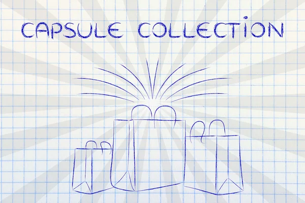 Capsule collections and the fashion industry illustration