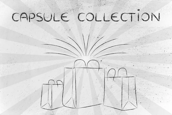 Capsule collections and the fashion industry illustration