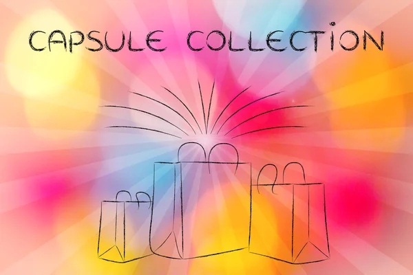 Capsule collections and the fashion industry illustration