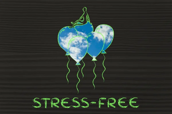 Live stress-free illustration