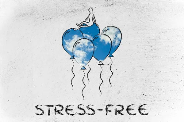 Live stress-free illustration