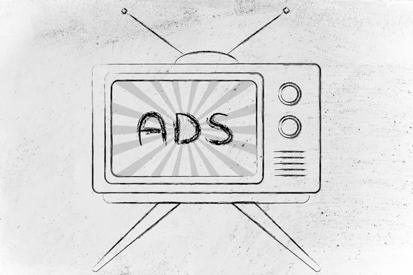 Concept of tv ads