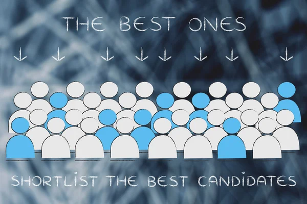 Concept of The best candidates