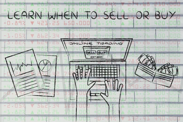 Concept of how learn when to sell or buy