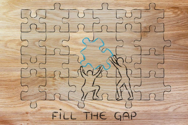 Concept of how fill the gap