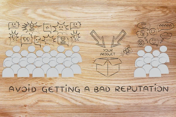 Concept of avoid getting a bad reputation