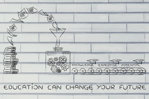 Education can change your future illustration